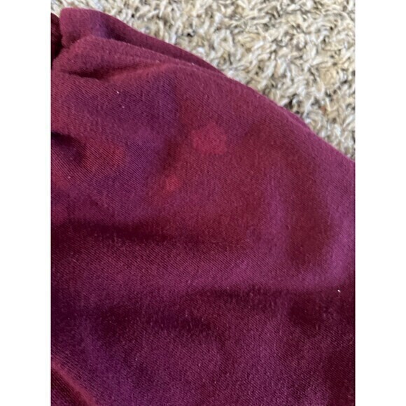 Old Navy Maternity Maroon Sweatpants size small - Picture 6 of 7